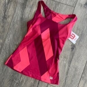 NWT Wilson top Red Racer back tank XS